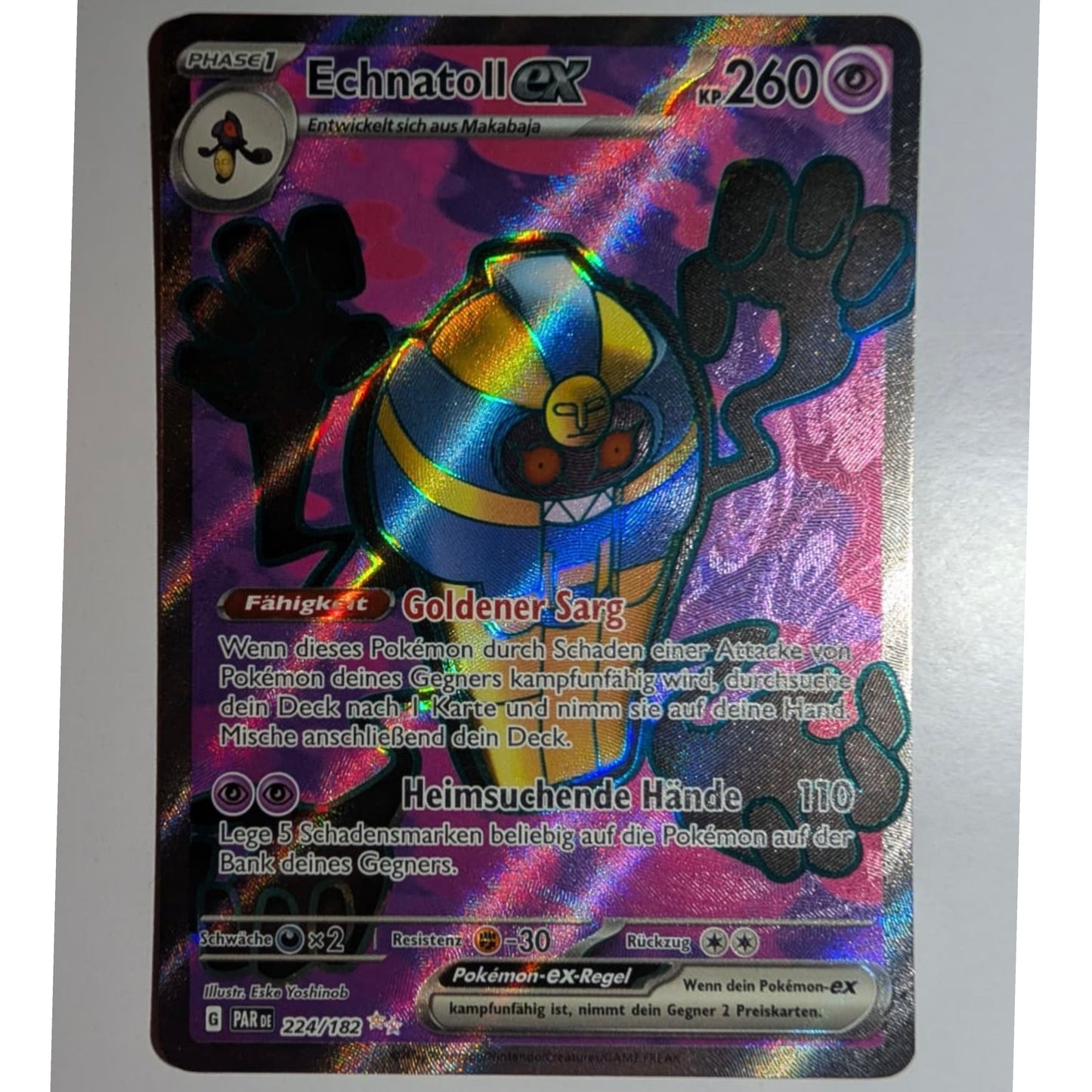 Echnatoll EX – 224/182 – Fullart Holo