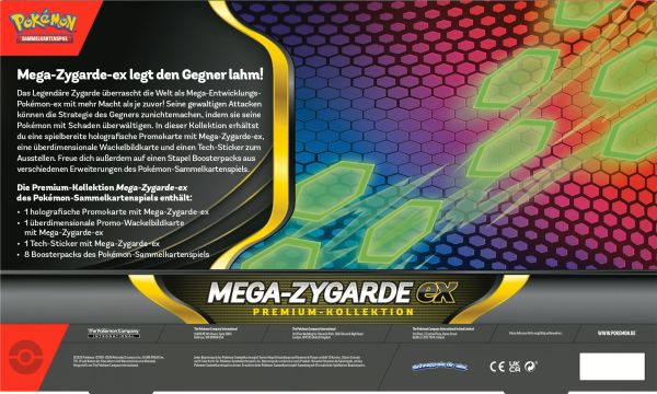 Pokémon MEGA - Zygarde ex - Premium-Kollektion