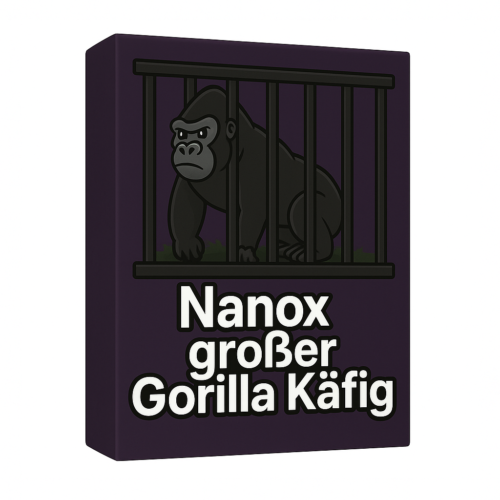 Nanox großer Gorilla Käfig 🦍