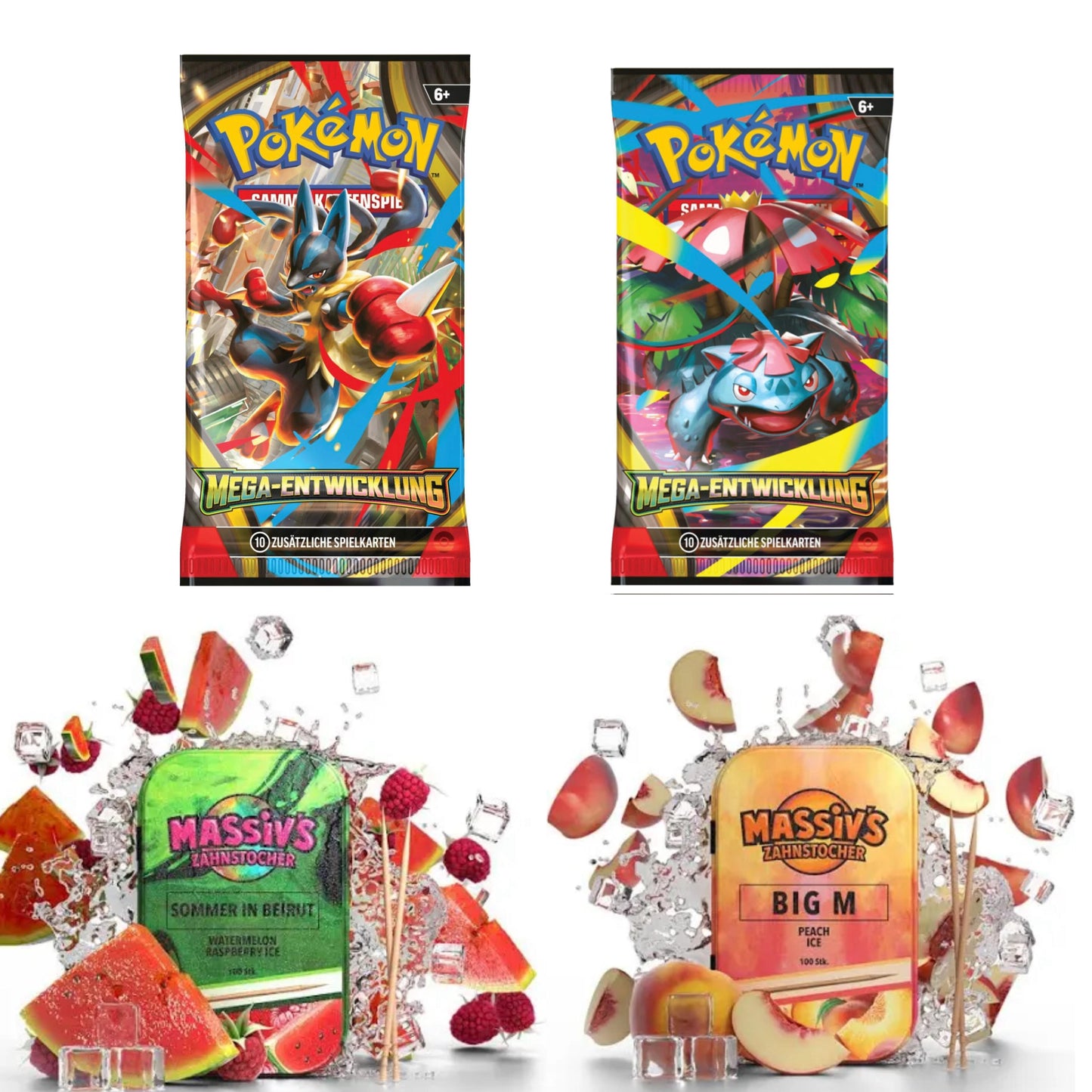 Pokémon-Zahnstocher Bundle (Jetzt vorbestellen und ab dem 10.10.25 erhalten)