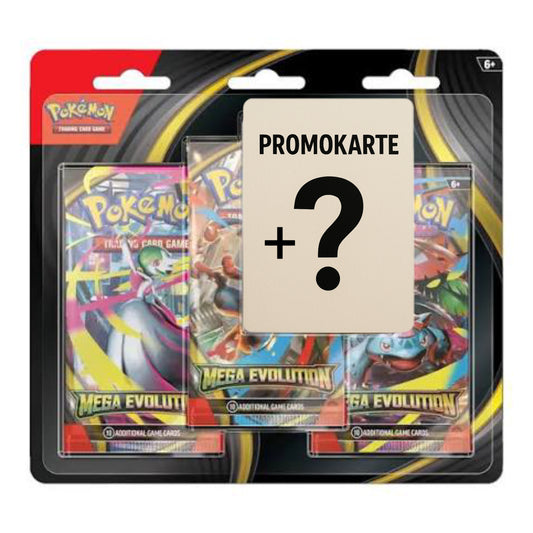 3-Booster mit Promo Karte