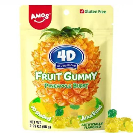 AMOS - 4D Fruit Gummy Ananas