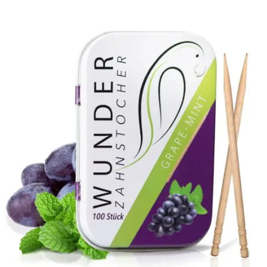 Wunderzahnstocher Traube Minze