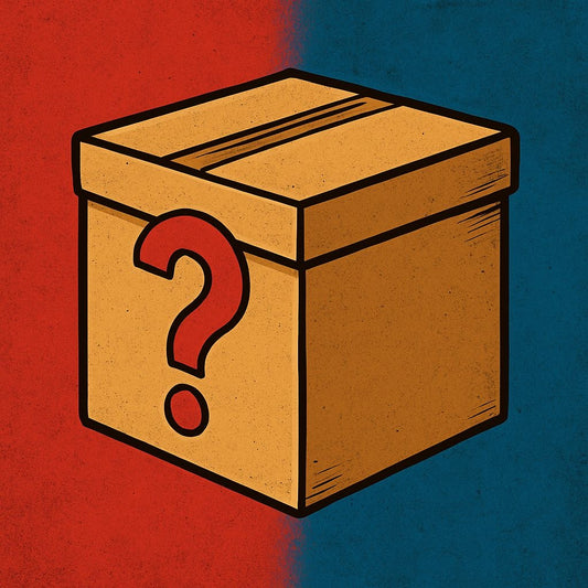 Rot-Blaue Entscheidungs-BOX