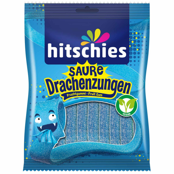 Hitschies Saure Drachenzungen Blau